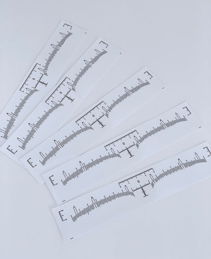 Brow Mapping Stickers